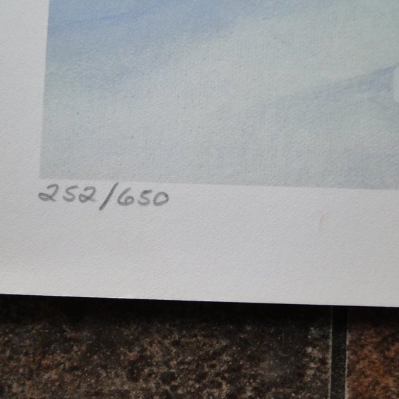 1989 COLIN LATTA GUARDIANS OF THE NORTH RARE PRINT - Picture 5 of 6